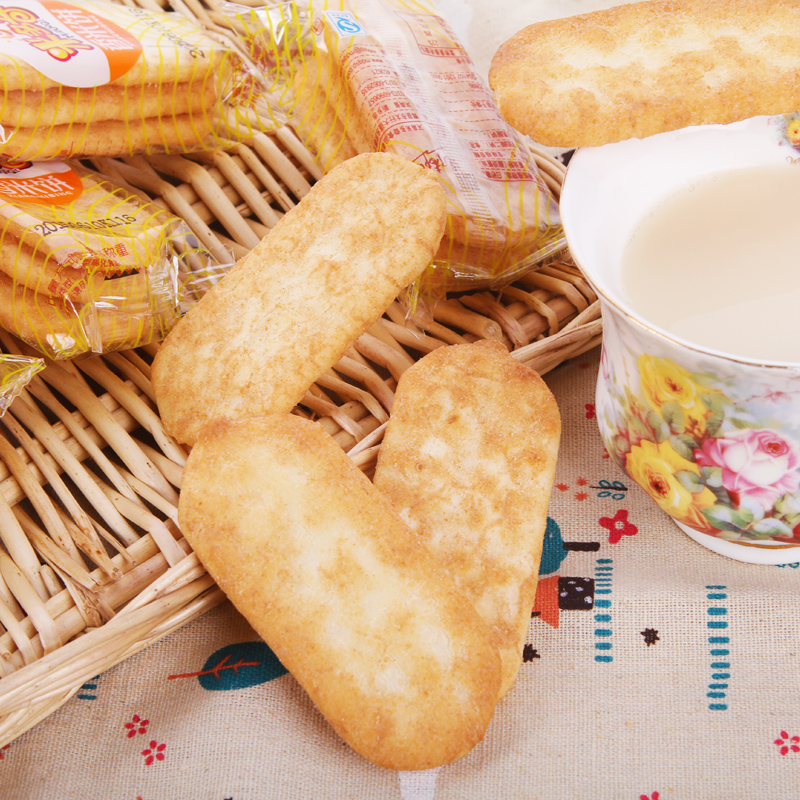 米多奇香米饼680g雪饼家庭装儿童休闲零食品小吃膨化糕点心粗粮