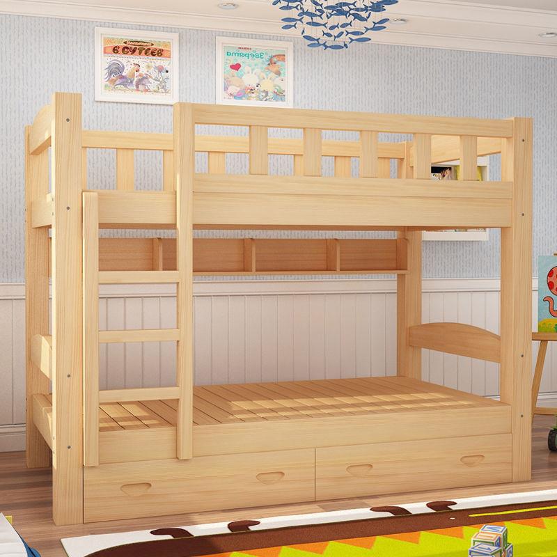 实木床铺双层床童床高上下床低床/Oth子母床上下成人母子床儿现代