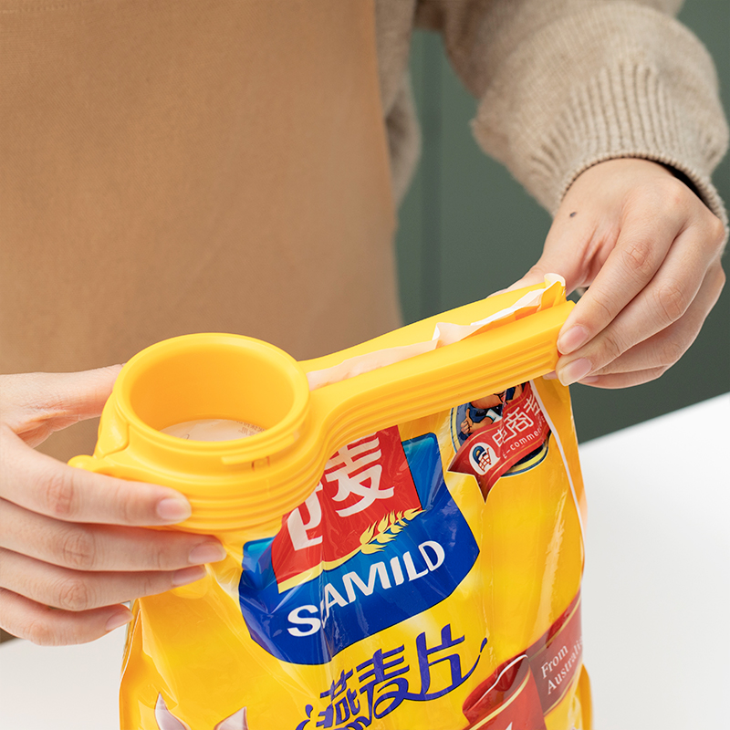 极速日本进口零食封口夹食物密封奶粉夹子塑料袋子出料嘴夹食品袋