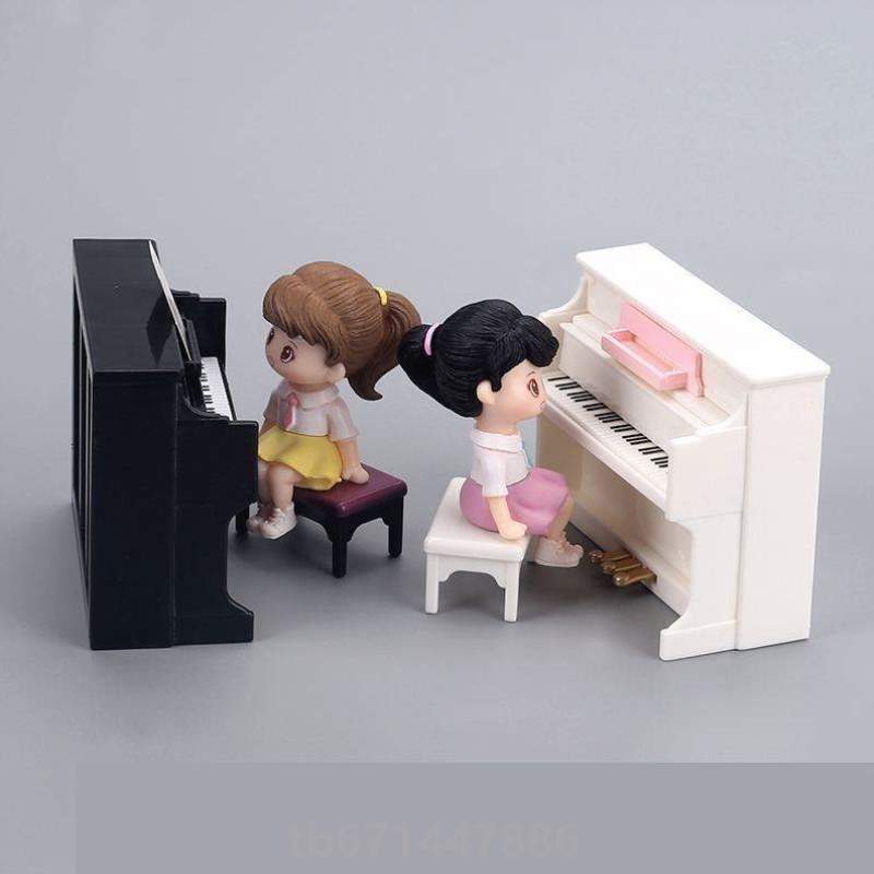 钢琴屋娃娃迷你家具配件儿童可爱*模型摆仿真乐器玩具微缩过家家