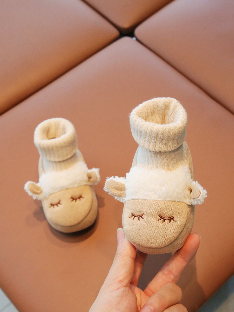 冬季婴儿棉鞋一岁宝宝学步鞋软底6到12个月婴幼儿鞋子秋冬款不掉8