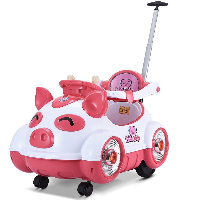 新款婴儿童电动四轮汽车瓦力车男女宝宝遥控摇摆车可坐人双驱动早