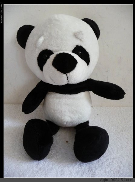 欧美品牌儿童玩具 节日 生日圣礼物手抱毛绒熊猫公仔玩偶 30厘米