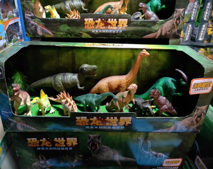 高档软胶仿真恐龙野生动物欢乐农场海洋动物玩具大合集模型桶套装