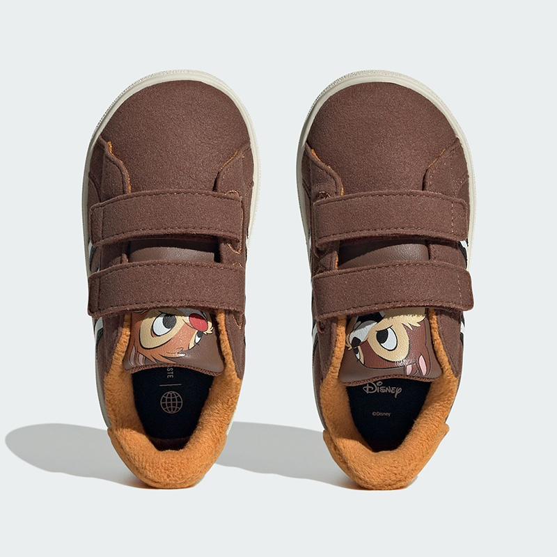Adidas阿迪达斯男婴童鞋2023新款DISNEY联名加绒板鞋休闲鞋IG0452