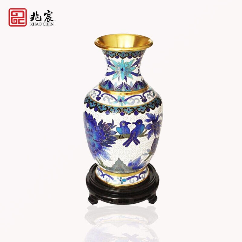 兆宸中国特色礼品送老外礼品中国风北京特色礼品景泰蓝瓶摆件工艺