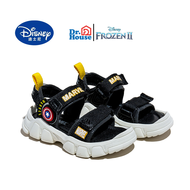 Disney迪士尼儿童凉鞋2023新款夏季中大童防滑男童鞋子男孩沙滩鞋
