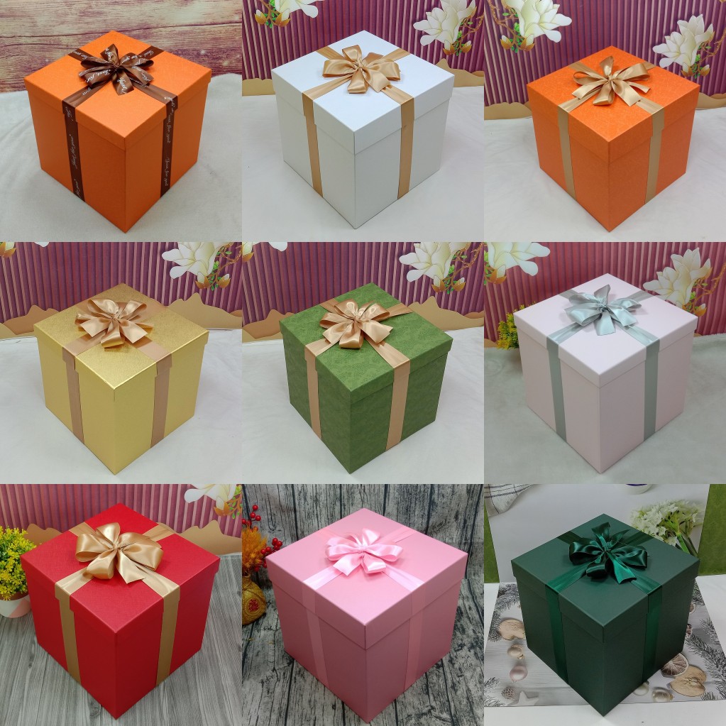 超大正方形婚纱礼盒红色圣诞盒生日礼物礼品盒商场橱窗摆件装饰盒