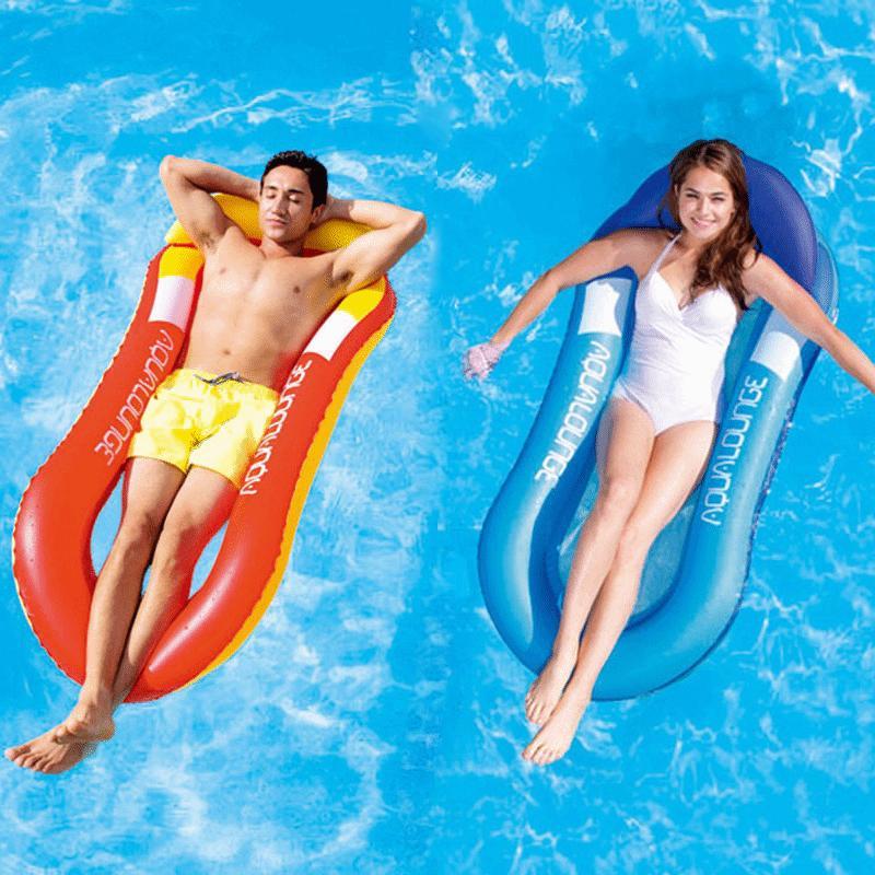 极速森岚洁浮床充气浮椅水上漂浮垫躺椅儿童游泳装备浮板浮排泳池