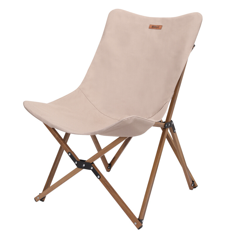 原始人户外折叠椅便携式休闲露营沙滩躺椅轻便超轻野营椅子蝴蝶凳