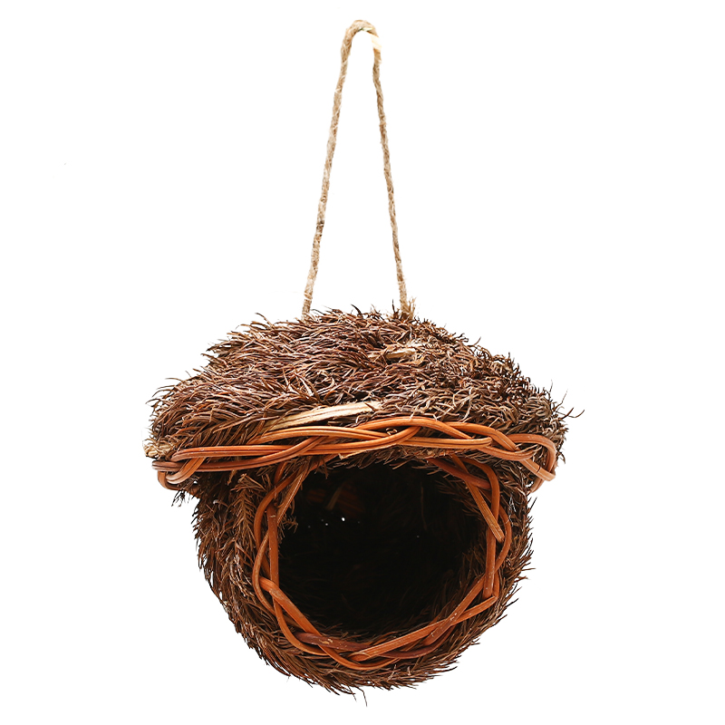手工环保森系挂饰麻绳植物角环创材料墙面田园风装饰环境创意鸟巢