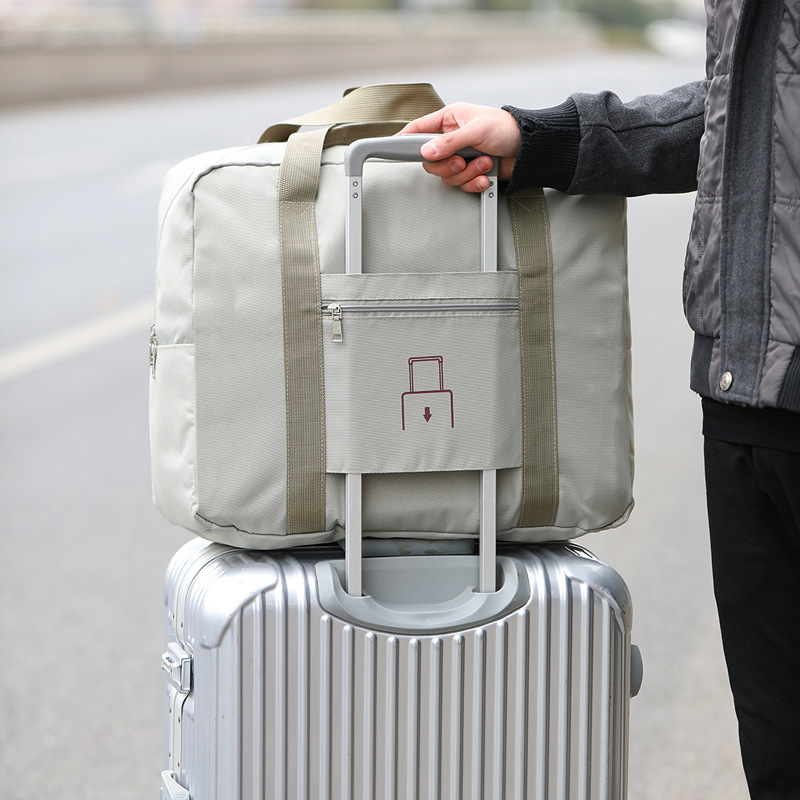 行李袋大容量女旅行包短途包手提袋待产包收纳袋子轻便帆布搬家袋