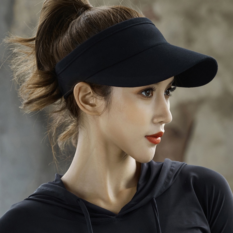 马拉松专业跑步帽子女2024新款空顶遮阳帽夏运动太阳帽鸭舌棒球帽