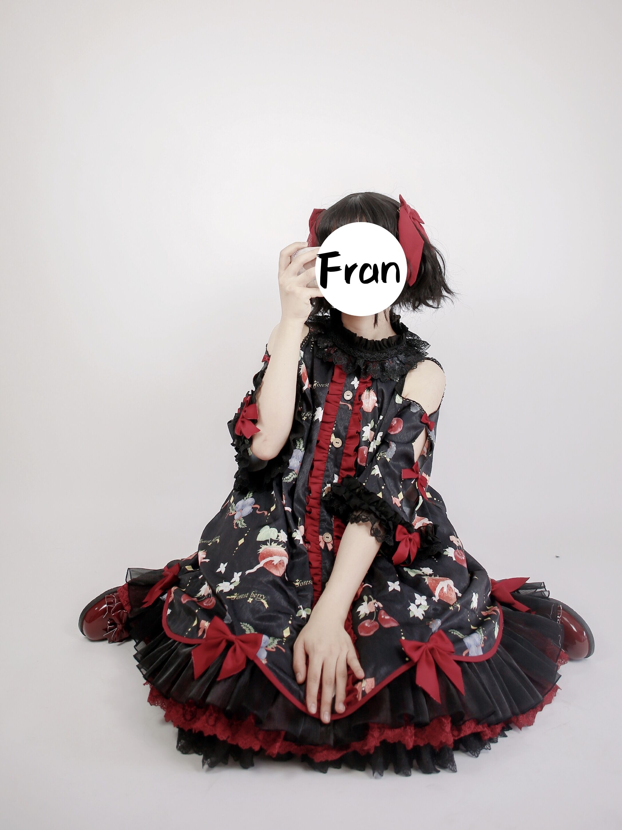 【产品展示】~森林莓果op~ 贰一仨lolita裙 原创op 洛丽塔小裙子