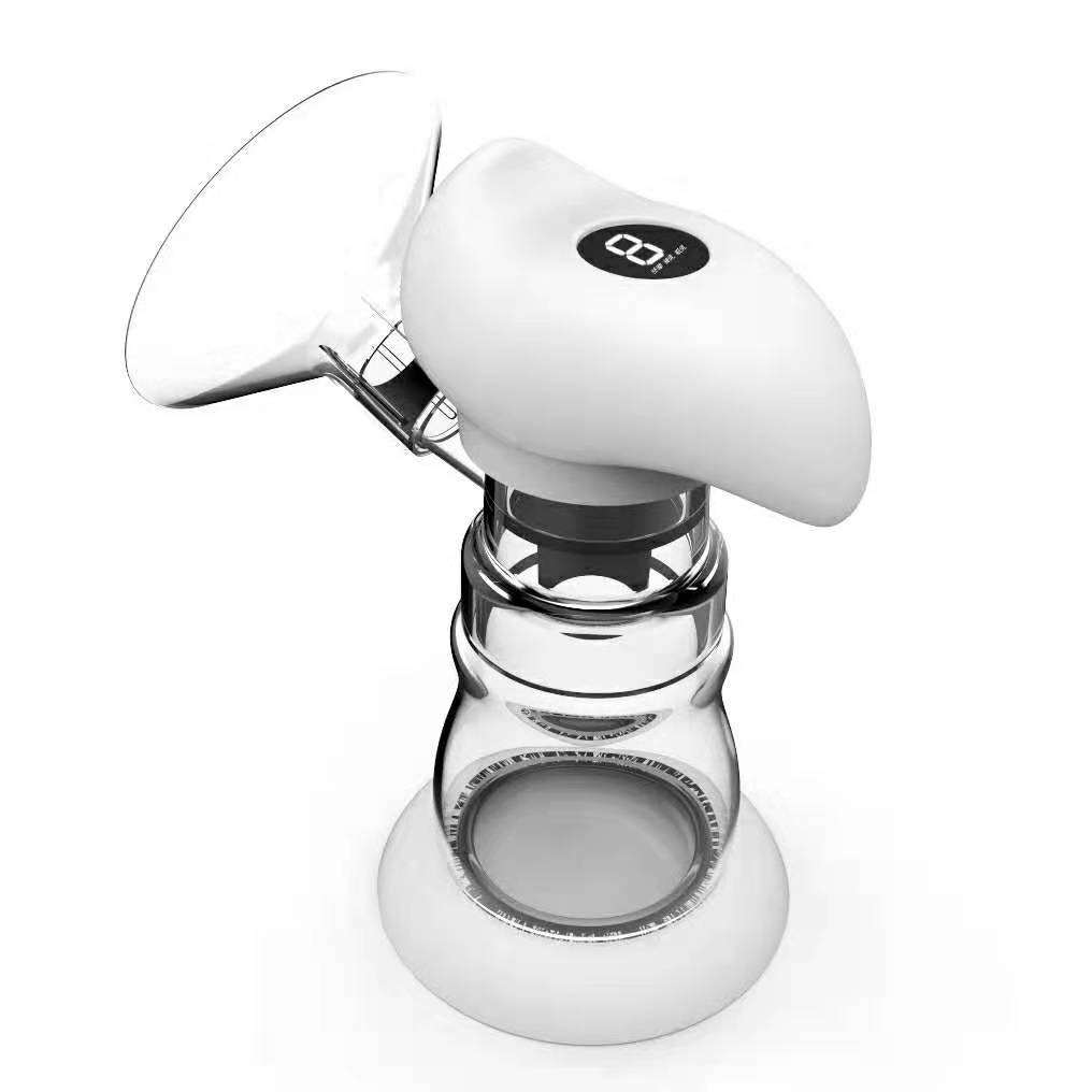 婴乐帮 电动一体式 电动吸奶器按摩自动静音挤奶器液晶屏开奶器