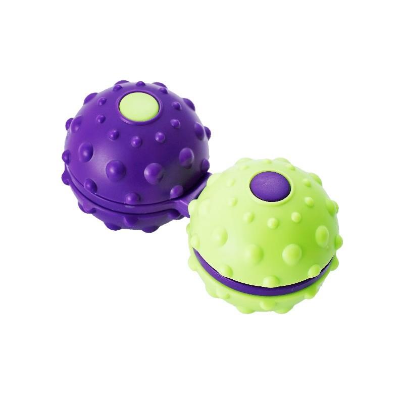 网红爆款3D重力旋转连体萝卜球玩具正版指尖穴位舒缓解压按摩球