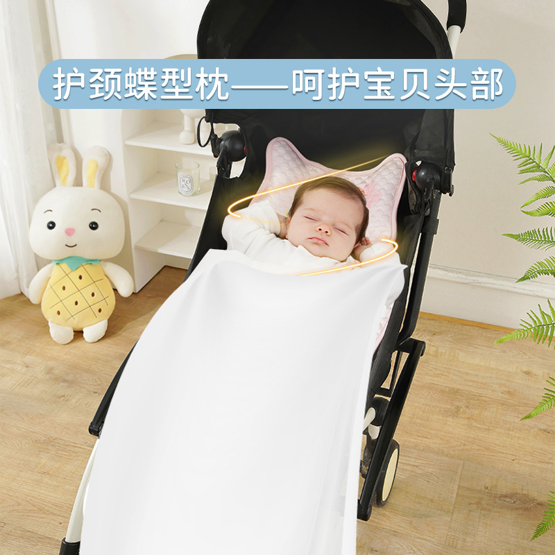 定制婴儿车垫子夏季专用防滑透气宝宝推车遛娃神器通用凉垫护颈靠