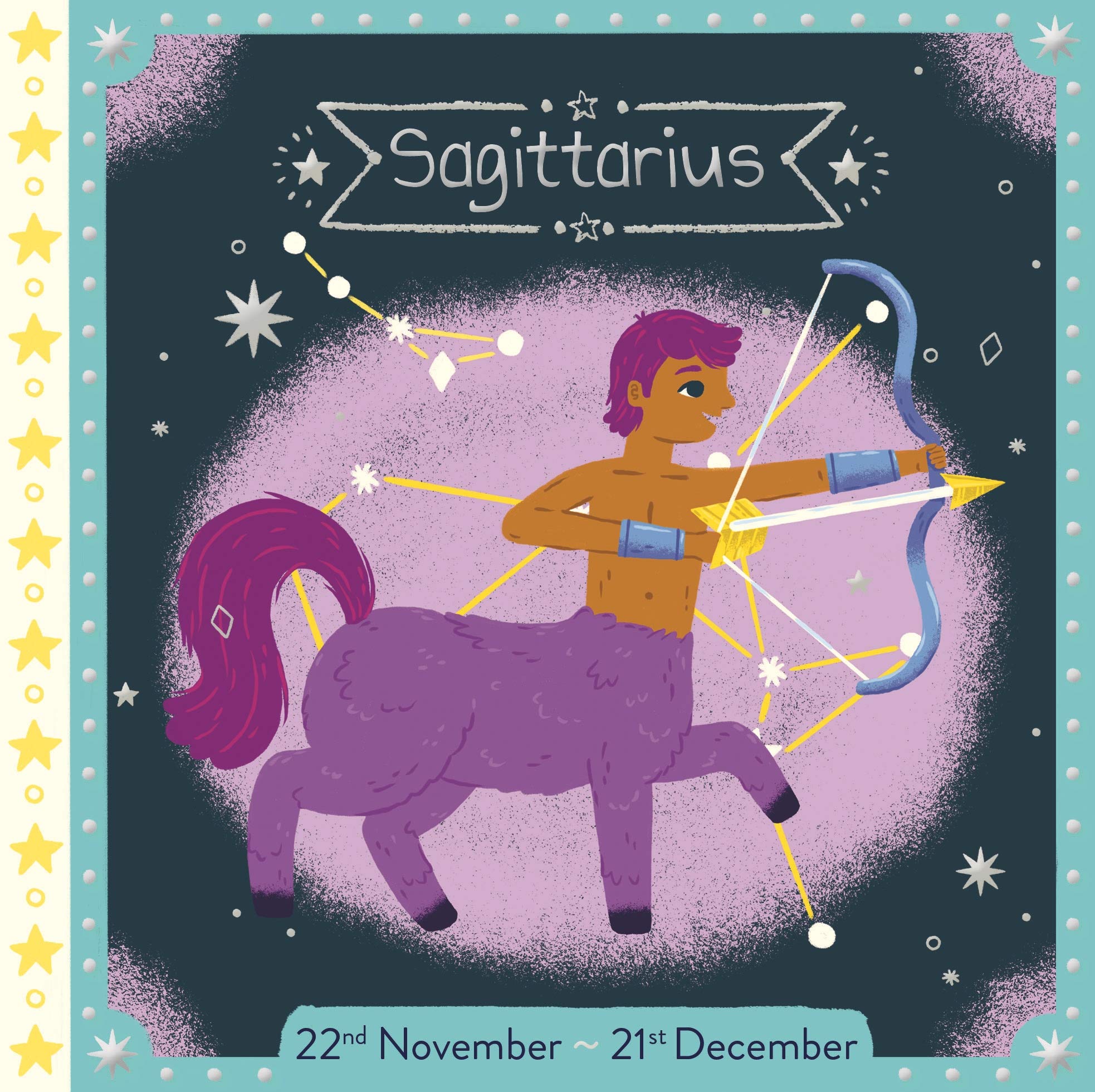 射手座 认识你的星座系列 纸板书 科学与神话 儿童低幼启蒙 绘本故事礼品书 英文原版 Sagittarius (My Stars)