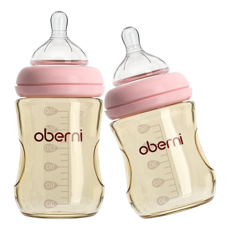 欧贝妮奶瓶新生婴儿ppsu仿母乳耐摔防胀气喝水初生儿宝宝0一6个月