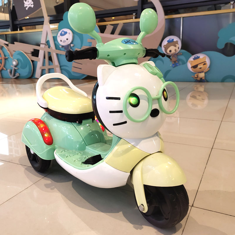儿童电动车摩托车三轮车可坐人遥控双人1-6岁小孩男女宝宝玩具车
