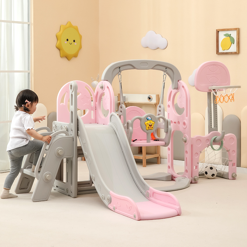 推荐儿童滑滑梯秋千组合滑梯婴儿室内家用宝宝游乐园小型孩塑料玩