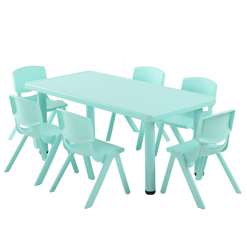 幼儿园桌椅儿童学习桌椅塑料课桌画画桌子幼儿园长方形课桌椅包邮