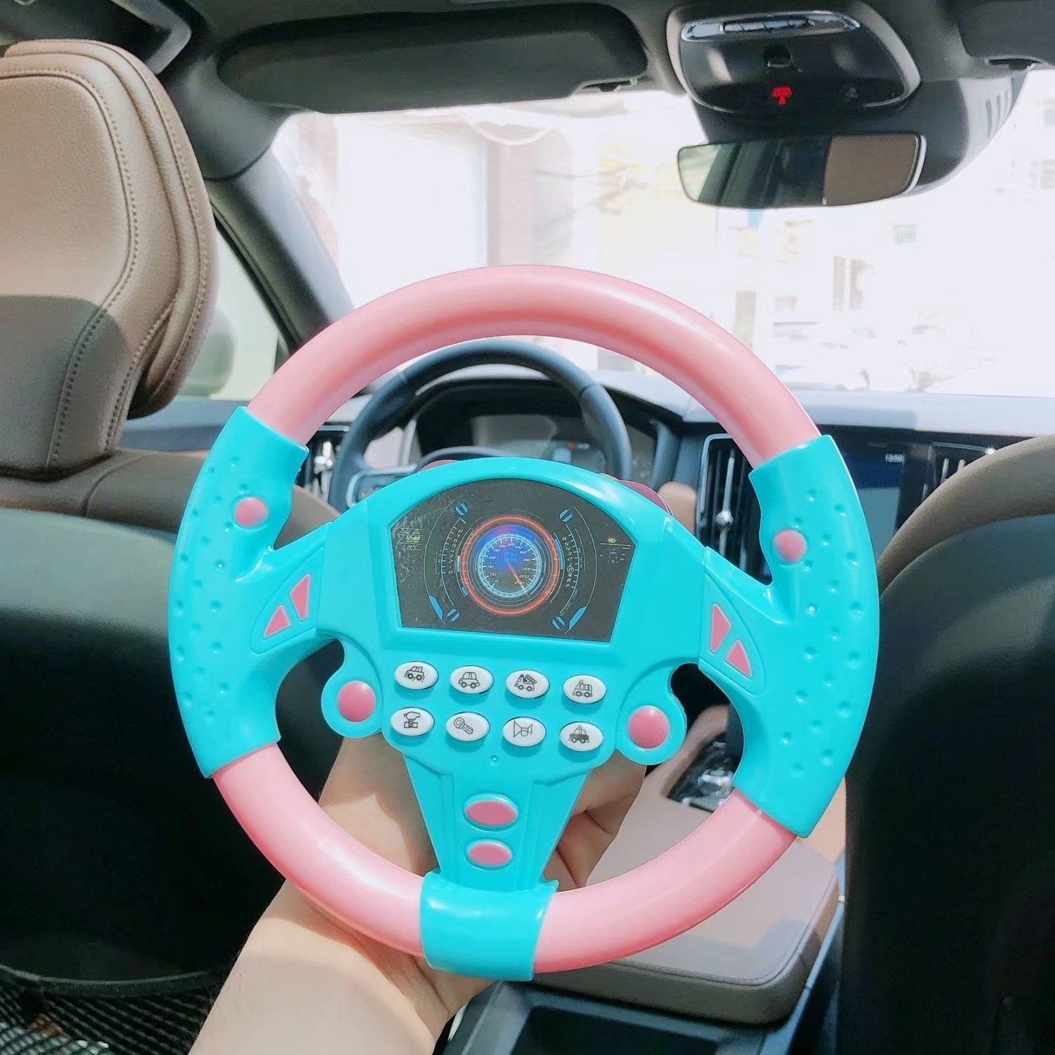 儿童方向盘模拟器驾驶仿真男孩宝宝玩具车载网红女朋友副驾驶汽车