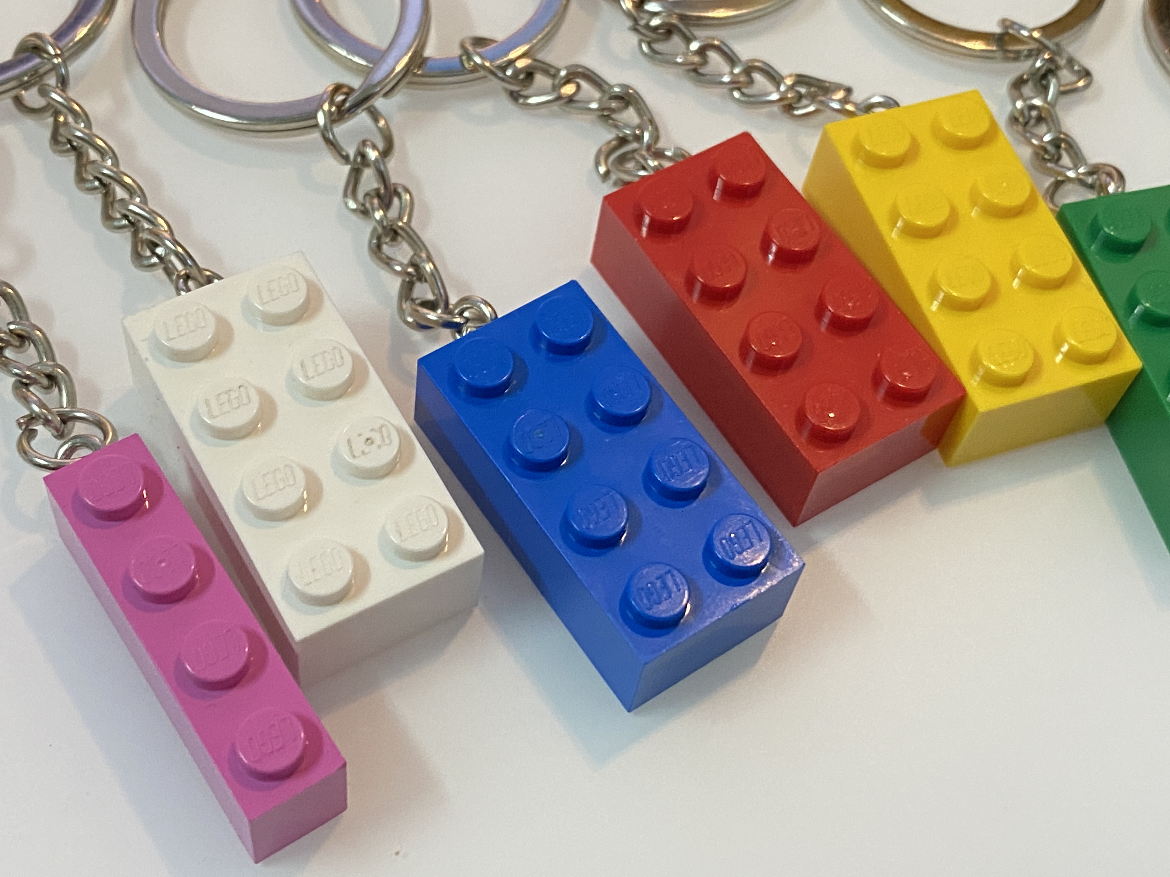 乐高 LEGO 砖块钥匙链 店铺自制 DIY 创意积木礼物