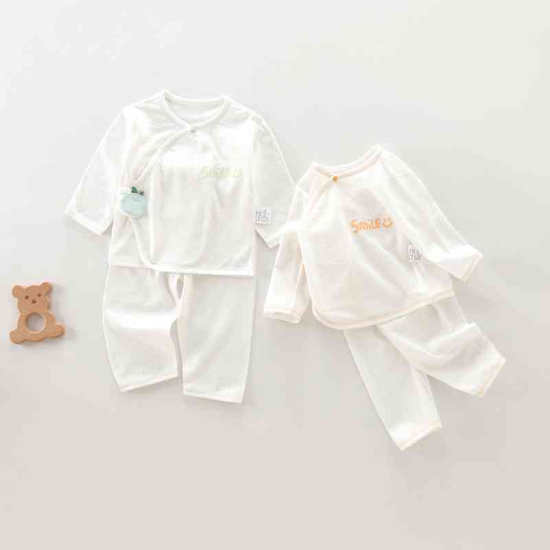 新生婴儿衣服初生宝宝和尚服婴儿内衣套装夏季无骨空调服睡衣