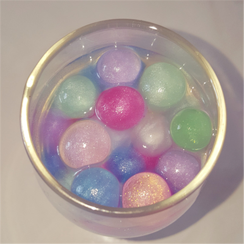 膨胀球水晶珠金色混色水珠blingbling水宝宝玩具水精灵海洋宝宝