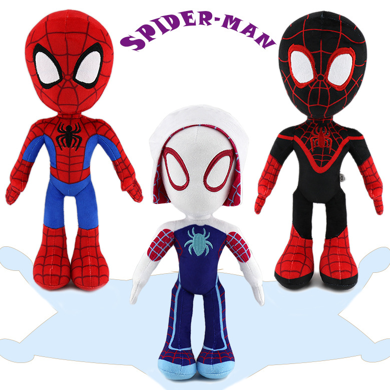 平行宇宙spider man毛绒公仔玩具堡垒之夜漫威蜘蛛侠和他的朋友