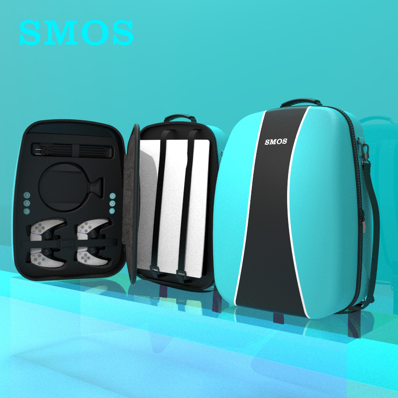 SMOS司摩士PS5主机包手柄收纳包XBOX/PS4/SWITCH-Pro无线手柄保护包通用硬包防震包配件