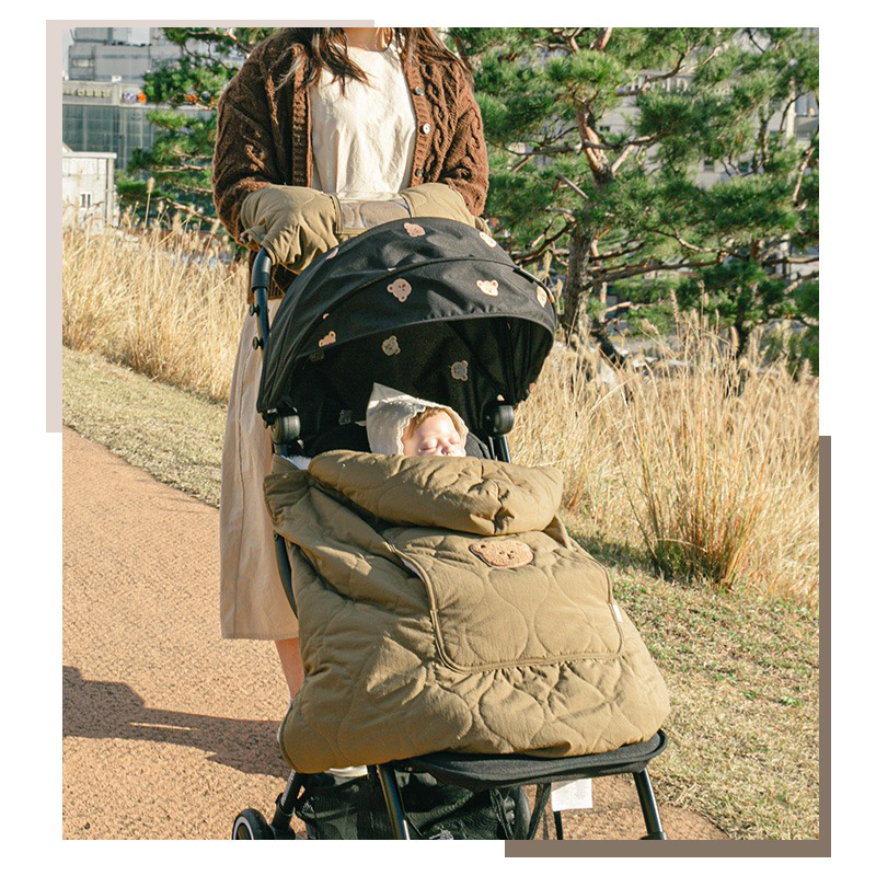 韩版儿童披风婴儿背带腰凳防风斗篷宝宝保暖加厚罩秋冬挡风推车毯