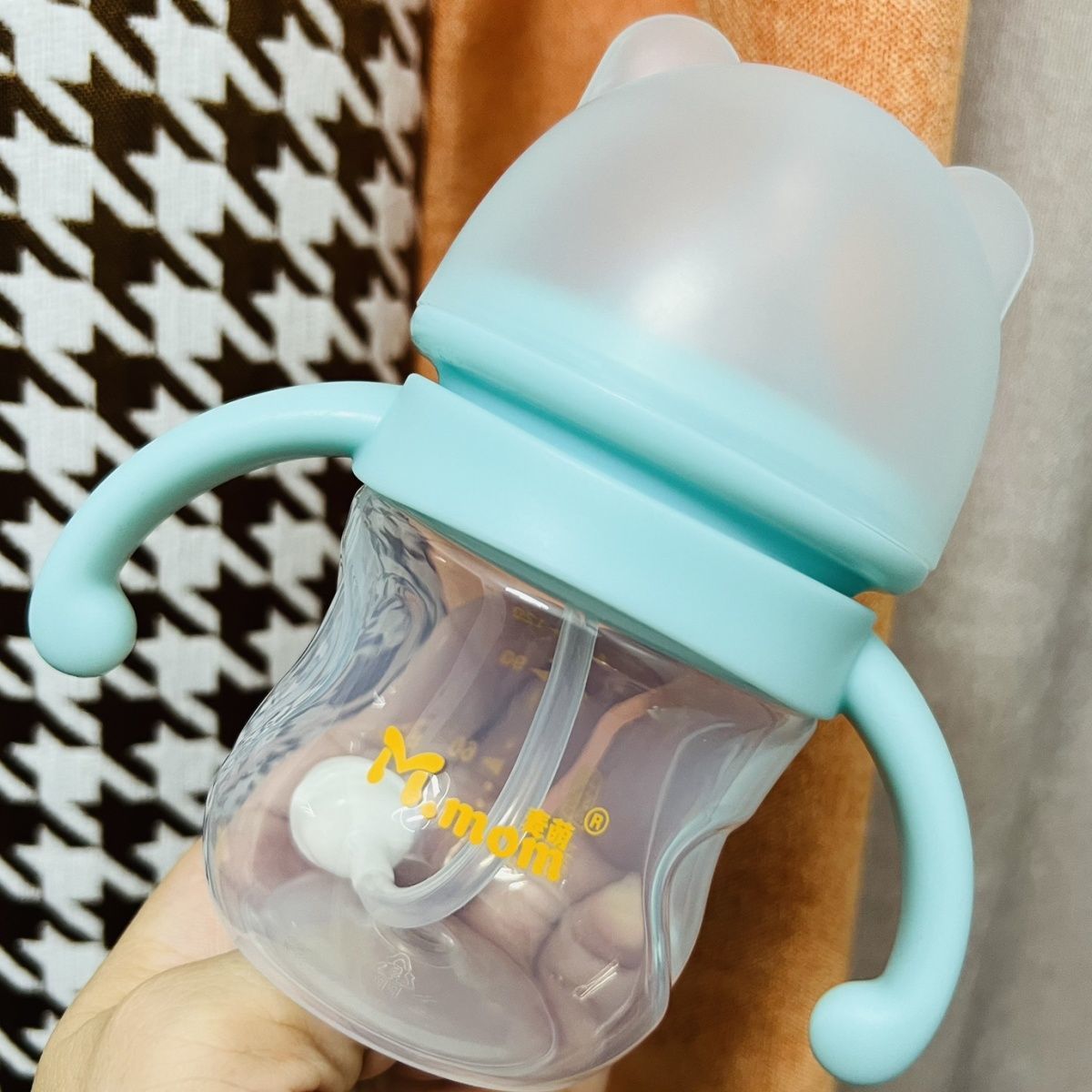 迷你婴儿童宝宝PP奶瓶塑料奶壶带手柄吸管耐摔硅胶奶嘴小容量水杯