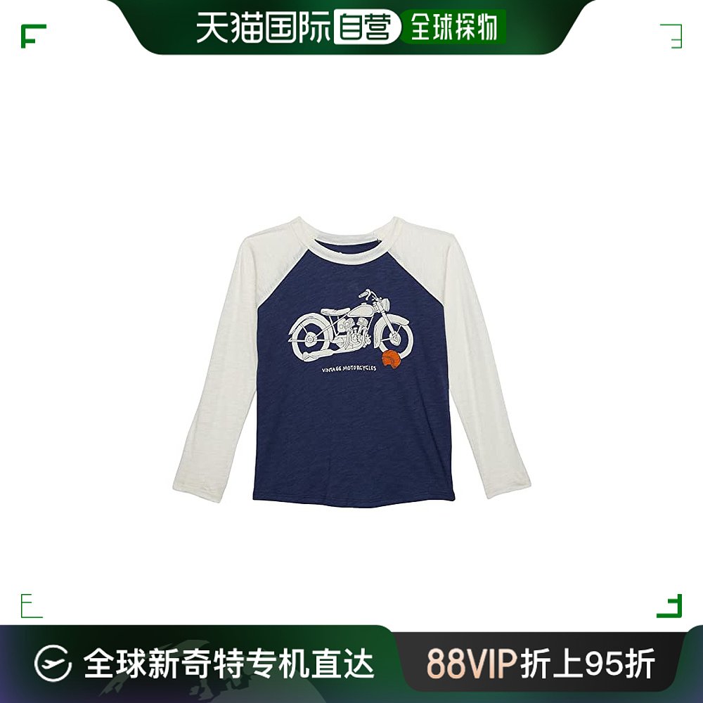 香港直邮潮奢 chaser 男童复古机车莫代尔粗纺T恤(学步婴童/儿童)