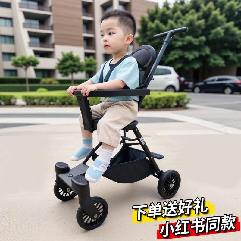 溜娃神器遛娃神器手推车轻便可折叠儿童车子宝宝外出婴儿小推车