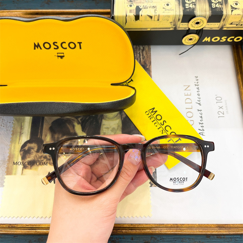 玛士高MOSCOT眼镜框男ARTHUR板材潮人复古圆形透明眼镜架近视镜框