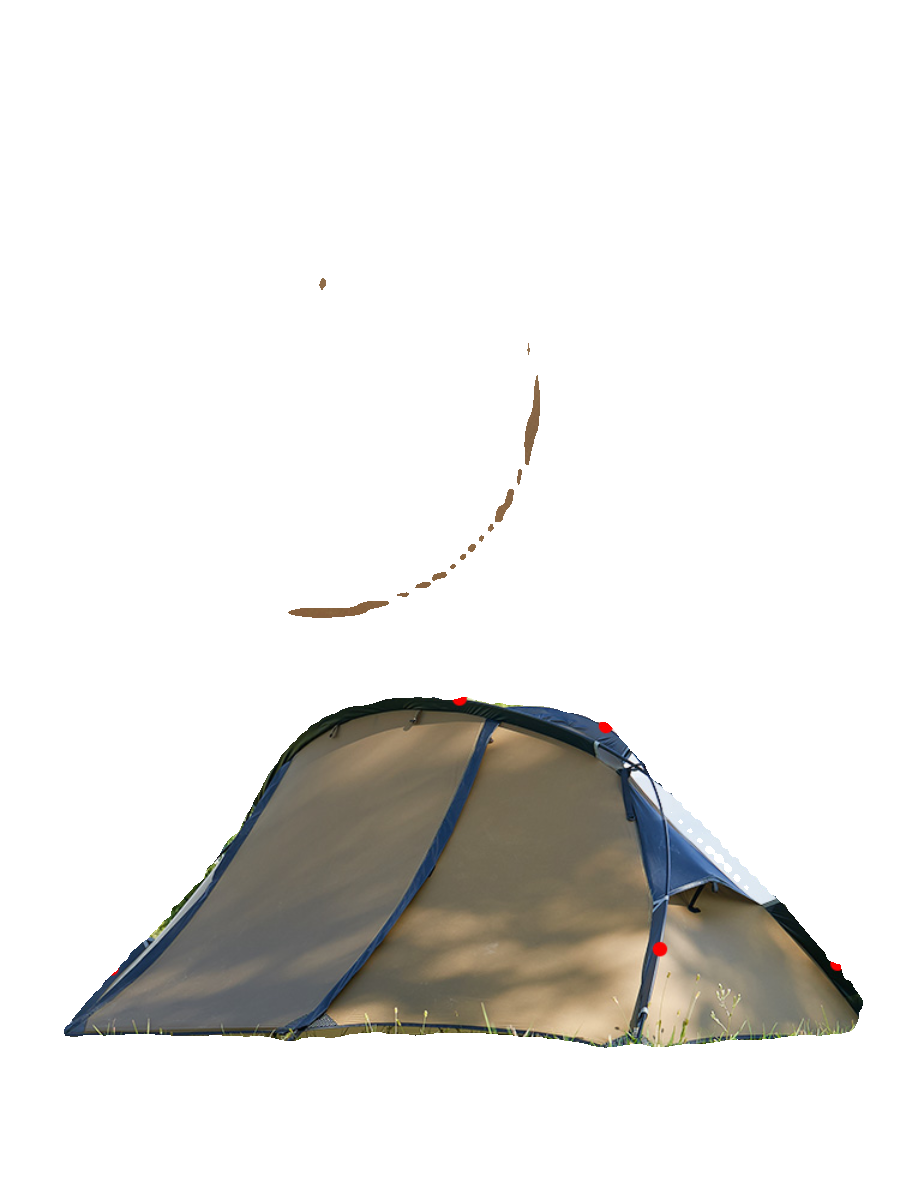 静星玄月1单人雪线户外露营徒步登山涂硅帐篷抗风防暴雨自立帐篷