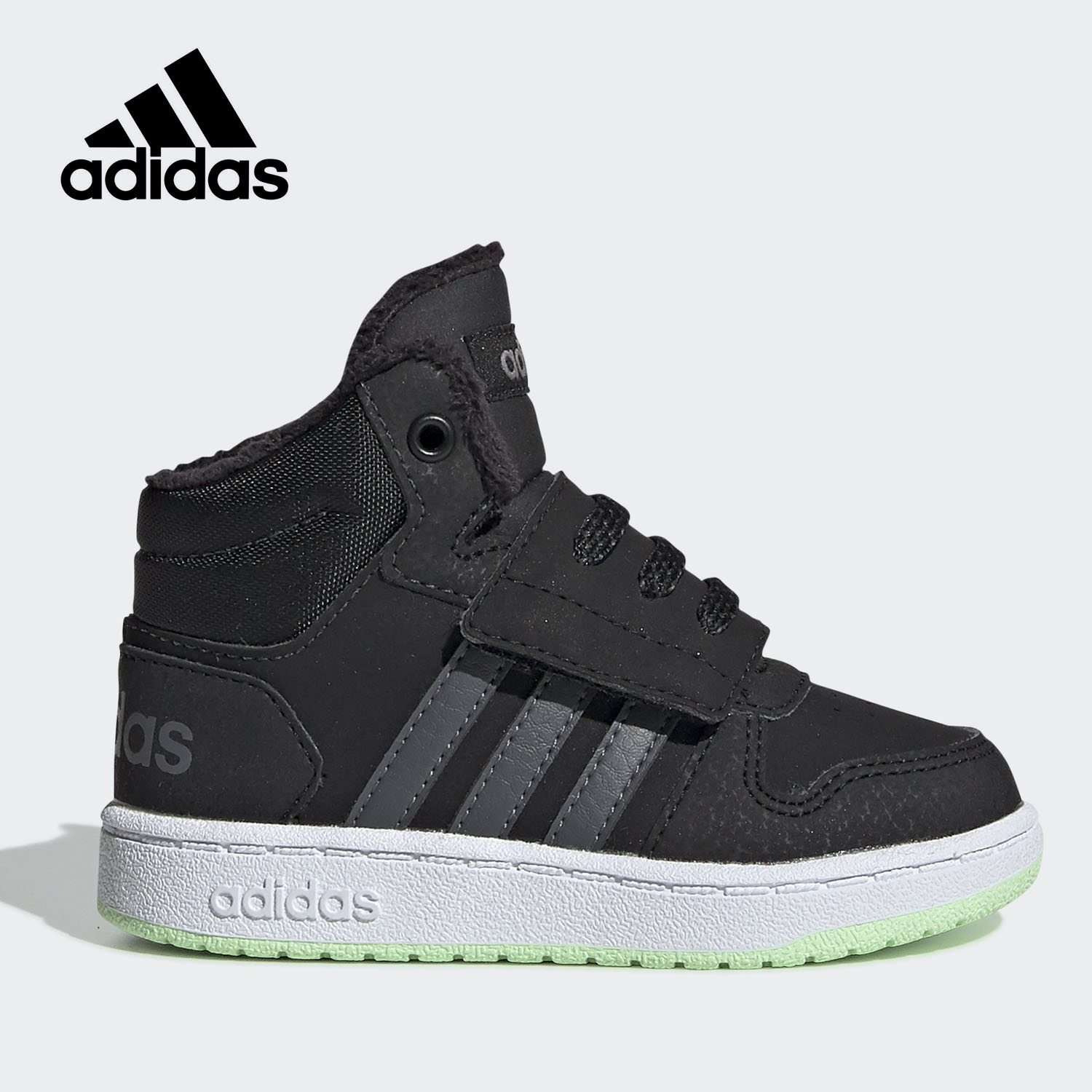 Adidas/阿迪达斯正品HOOPS MID 2.0 I 冬季婴童篮球运动鞋EE6711