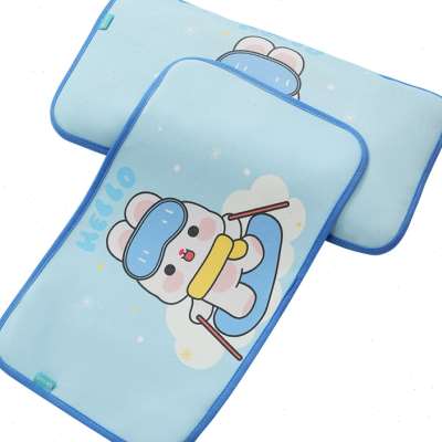 儿童枕套宝宝枕头套单个夏季枕头套装一对40×60凉席枕垫冰丝枕片
