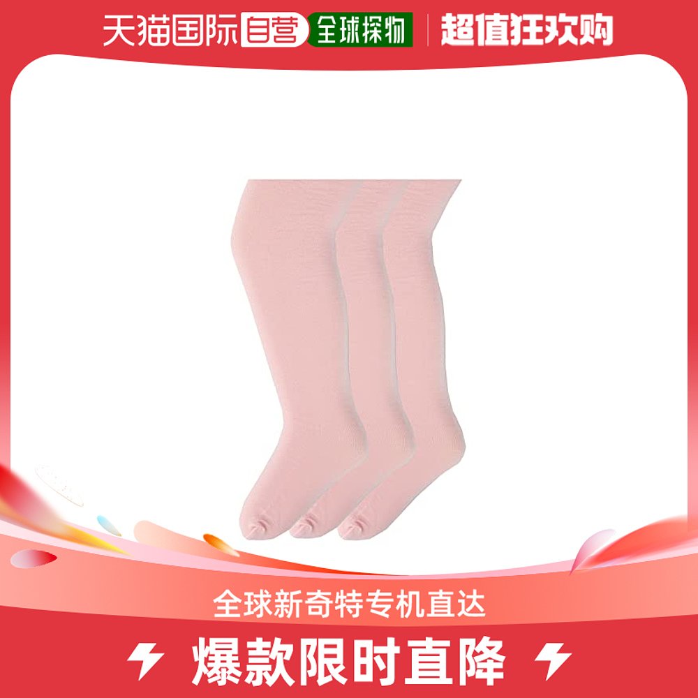 香港直邮潮奢 jefferies socks 女童皮玛棉连裤袜(三件装)(婴儿//