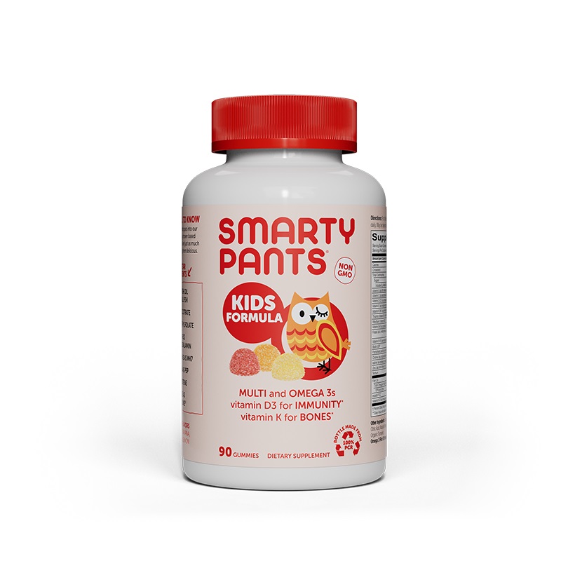 【自营】SmartyPants儿童复合维生素猫头鹰软糖婴幼儿DHA多营养VC