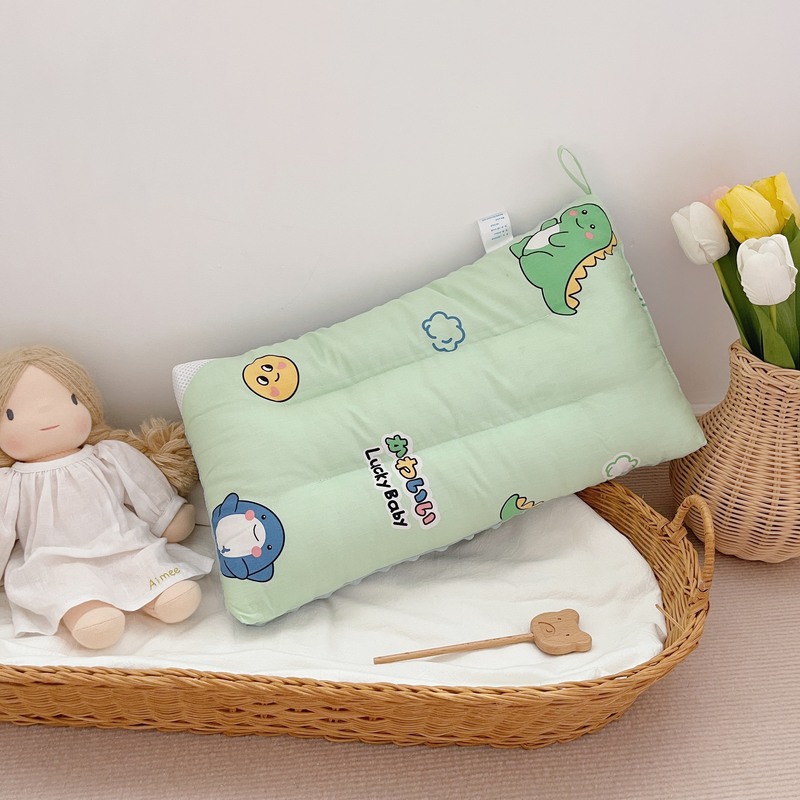 儿童豆豆枕头纯棉宝宝30*50可爱小学生幼儿园婴儿四季通用小枕芯