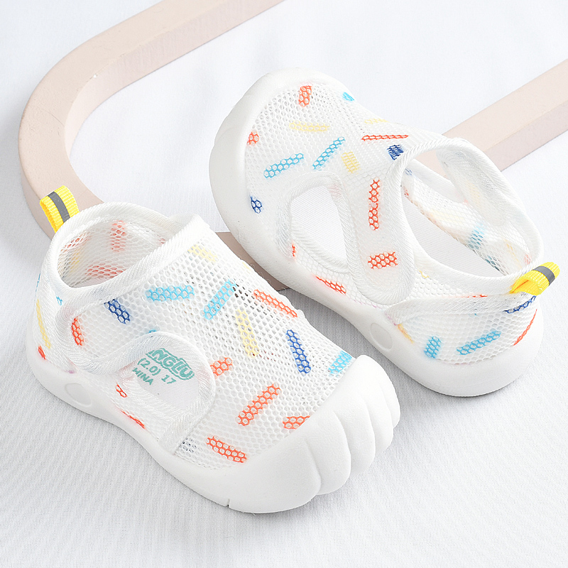 新款宝宝凉鞋男夏季学步鞋0一1-2岁婴儿童鞋软底婴儿网眼女宝鞋子