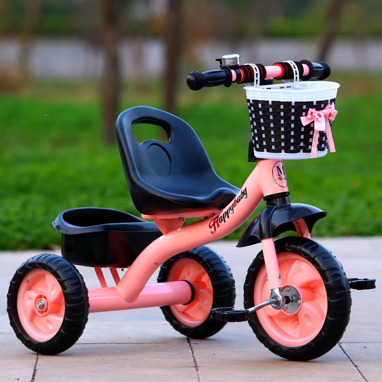 宝宝小孩三轮车儿童脚踏男女孩自行车宝宝骑小车子可坐1-2-3-5岁