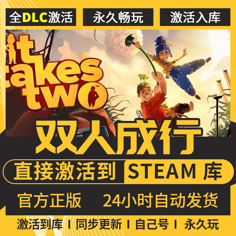双人成行 Steam国区全球区激活码cdkey It Takes Two 中文PC联机