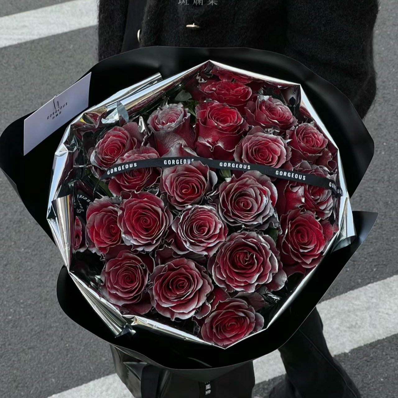 母亲节全国银河积雪红玫瑰花束鲜花速递同城上海北京深圳生日花店