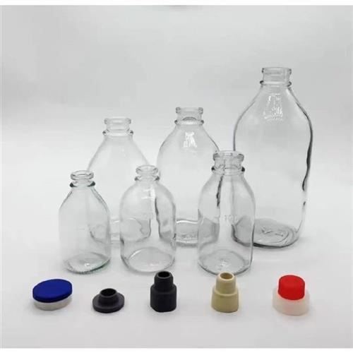 极速葡萄糖老式盐水瓶点滴橡胶塞悬挂式玻璃瓶软木塞瓶子透明吊瓶