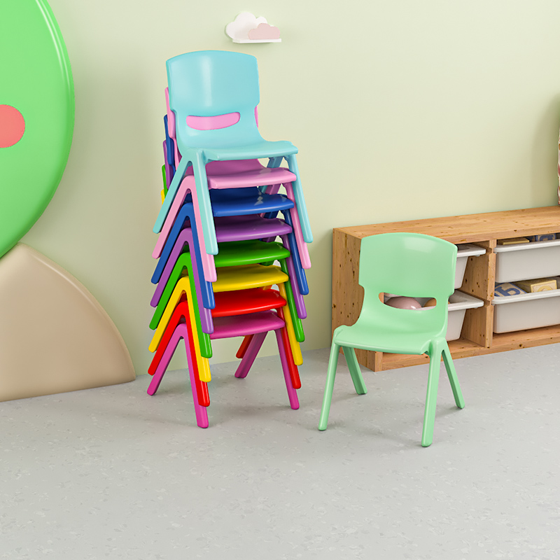 幼儿园塑料椅子小凳子家用写字宝宝防摔靠椅儿童靠背椅校用小学生
