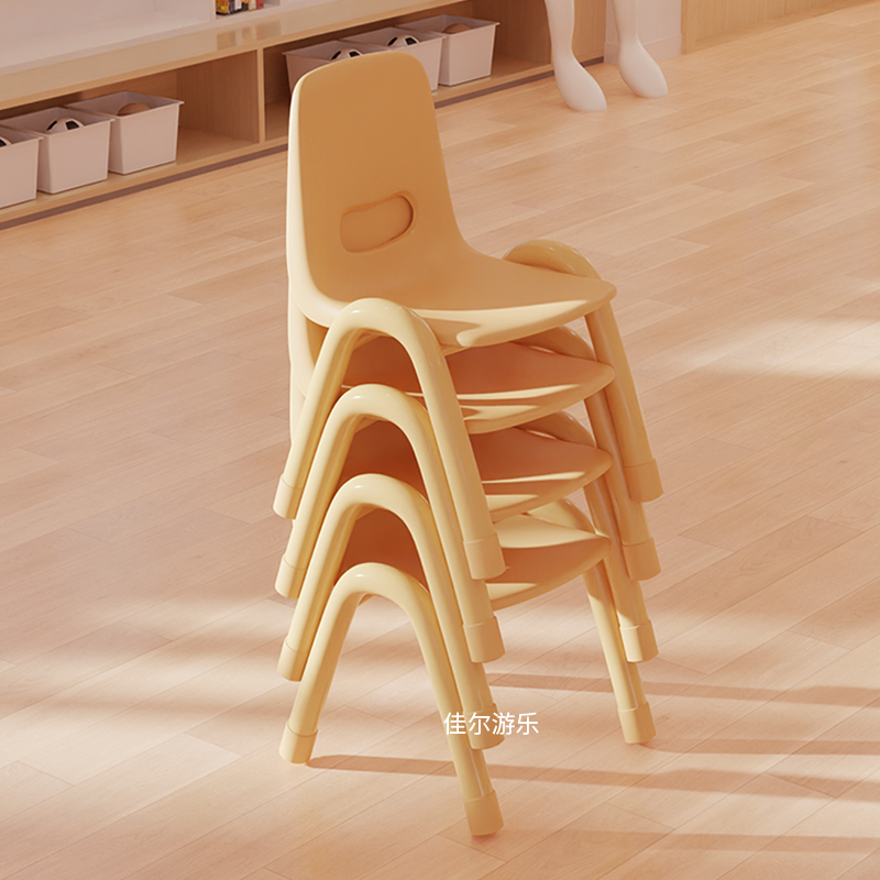 幼儿园靠背椅子儿童加厚塑料凳子宝宝家用培训机构学习专用小板凳